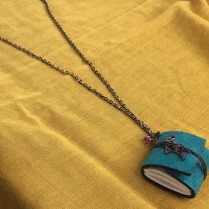 Delicate journal necklace